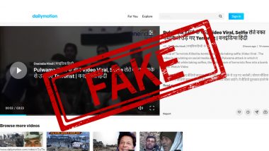 Fact Check! This Old Video of Syrian Rebels' Mobile Blast is Going Viral As Pulwama Terrorists Killed While Taking Selfie is Fake