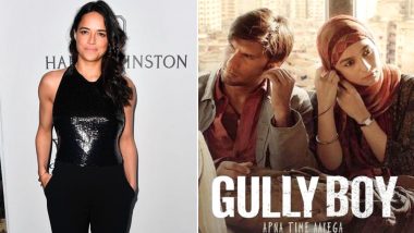 Gully Boy Celeb Review: Fast & Furious Actress Michelle Rodriguez Praises Ranveer Singh and Alia Bhatt's Film