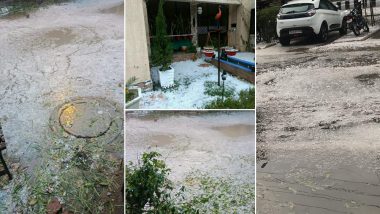 Snowfall in Delhi? Twitterati Share Unbelievable Pictures and Videos After Latest Hailstorm
