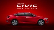 2019 Honda Civic India Launch on March 7, 2019; Official Bookings Open at Rs 31,000
