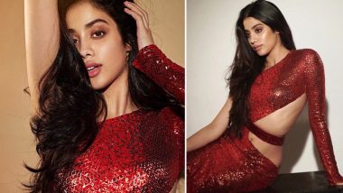 Janhvi Kapoor Raises The Temperature In A Red Hot Look in Her Recent Photoshoot - See Pic!