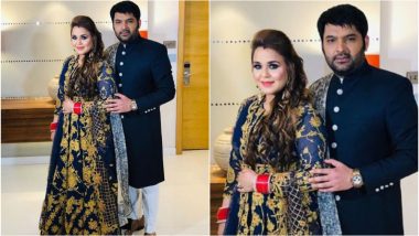 Kapil Sharma and Ginni Chatrath Look Picture Perfect At Their Delhi Reception! See Pics