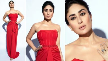 Lakme Fashion Week 2019 Day 5: Kareena Kapoor Khan Looks Smashing in a Sultry Red Outfit! (View Pics)
