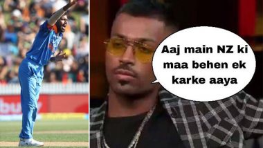 These Hardik Pandya Funny Memes and Jokes From India vs New Zealand 2019 ODI Series Will Make You Go ROFL!