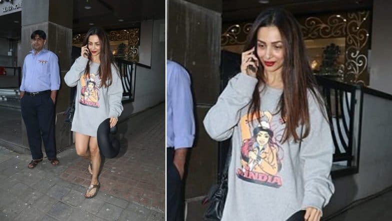 Is Malaika Arora Flaunting Her Love for Beau Arjun KapoorтАЩs Family Through This Sweatshirt? Is Malaika Arora Flaunting Her Love for Beau Arjun KapoorтАЩs Family Through This Sweatshirt?