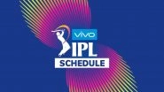 IPL 2019 Schedule: Fixtures Announced for First Two Weeks (March 23-April 5)