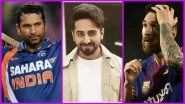 Sachin Tendulkar or Lionel Messi? Ayushmann Khurrana Rates Indian Batting Legend Above Argentine Football Star