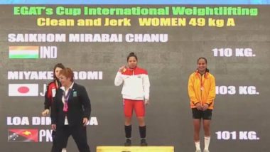 Mirabai Chanu Clinches Gold Medal at EGAT’s Cup 2019, Her First Competitive Meet After Injury