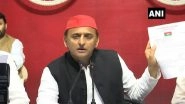 Akhilesh Yadav Slams Uttar Pradesh CM, Says 'Yogi Adityanath Prevented Me from Flying to Allahabad'