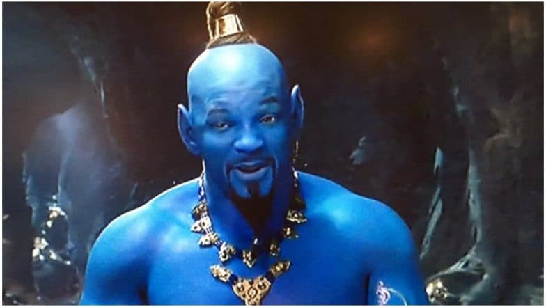 Aladdin Teaser Twitter Reactions Fans Compare Will Smith’s ‘Blue’ Genie With Stuff Nightmares Are Made Of