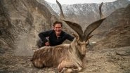 US Trophy Hunter Pays Pakistan Rs 77 Lakh to Kill Rare Himalayan Goat Markhor, Says it Helps Conservation!