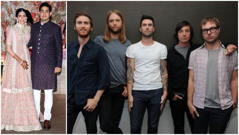 After Beyonce, Ambanis Rope in Maroon 5 to Perform at Akash - Shloka's Sangeet Ceremony After Beyonce, Ambanis Rope in Maroon 5 to Perform at Akash - Shloka's Sangeet Ceremony