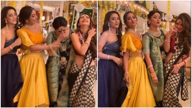 Hina Khan’s Fun BTS Video With Shubhavi Choksey and Pooja Banerjee Is Something You Can’t Miss - Watch Video