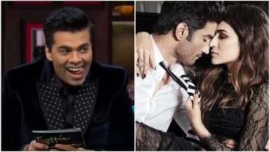 Karan Johar Jokes About Kriti Sanon and Sushant Singh Rajput Having Any Chemistry in Raabta