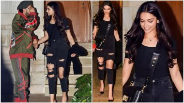 Deepika Padukone Continues To Flaunt Her Love for All Black Attire at Ranveer Singh's Gully Boy Screening - View Pics