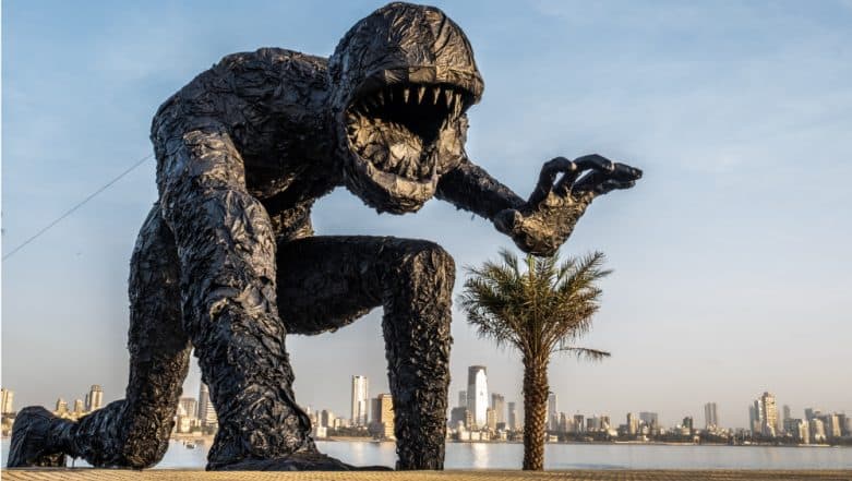 'Plastic Monster' Installed at Bandra Worli Sealink Promenade to Raise Awareness about Plastic Disposal 'Plastic Monster' Installed at Bandra Worli Sealink Promenade to Raise Awareness about Plastic Disposal