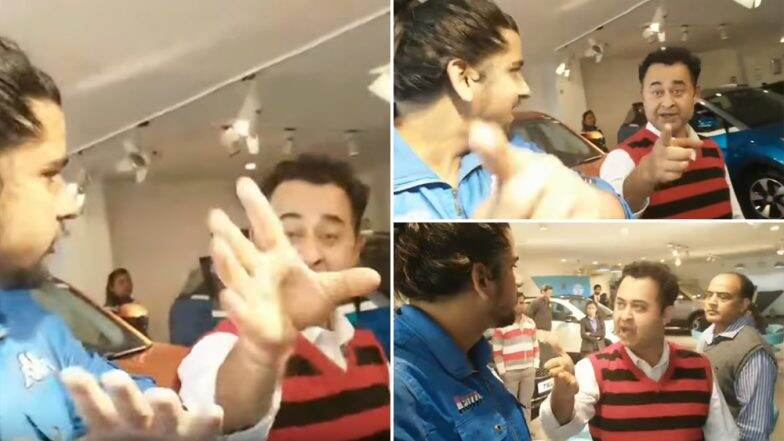 Tata Motors Prashant Vihar Showroom Employee Hitting Customer Captured on YouTube; Watch Video Tata Motors Prashant Vihar Showroom Employee Hitting Customer Captured on YouTube; Watch Video