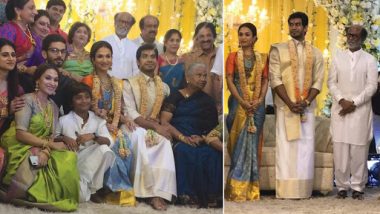 Soundarya Rajinikanth and Vishagan Vanangamudi Pre-Wedding Reception Pictures Flood the Internet, See Photos Here