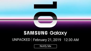 New Samsung Galaxy S10 Flagship Smartphone To Be Released on March 8; Pre-orders Open in US Ahead of Global Launch