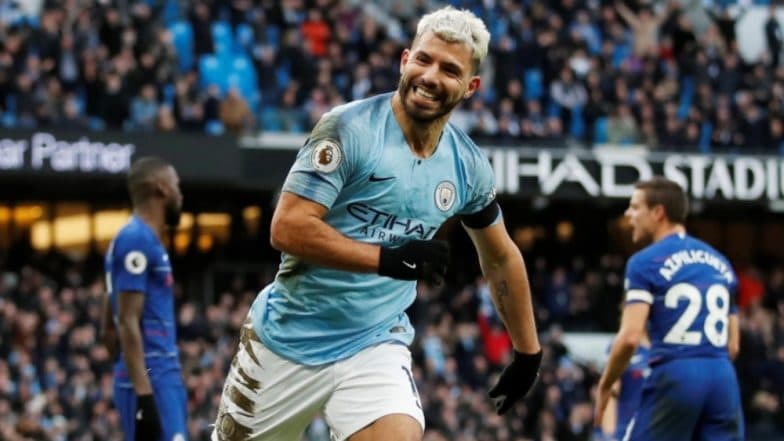 Sergio Aguero Fires a Hat-Trick; Takes Manchester City to 6-0 Victory Against Chelsea, EPL 2018-19 (Watch Video) Sergio Aguero Fires a Hat-Trick; Takes Manchester City to 6-0 Victory Against Chelsea, EPL 2018-19 (Watch Video)
