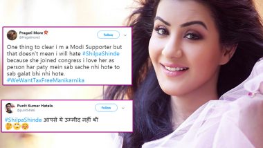 Shilpa Shinde's Decision to Enter Politics and Join Congress Gets a Mixed Reaction From Twitterati - Check Out the Tweets