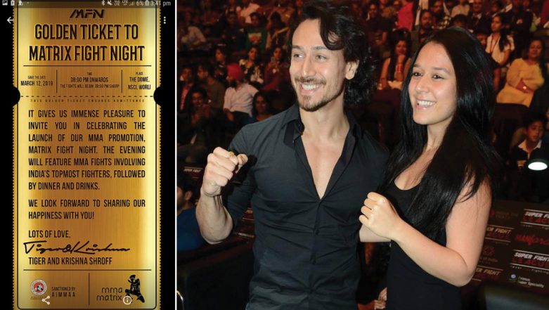 Tiger Shroff and Sister Krishna Shroff to Host A Matrix Fight Night  Featuring India's Topmost MMA Fighters | ðŸŽ¥ LatestLY