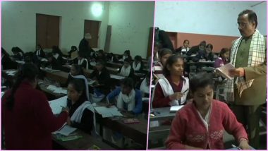 UP Board Class 10 & 12 Exam 2019 Begins! CCTV Surveillance, Voice Recorders Installed at 8,354 Centres to Avoid Cheating (View Pics)