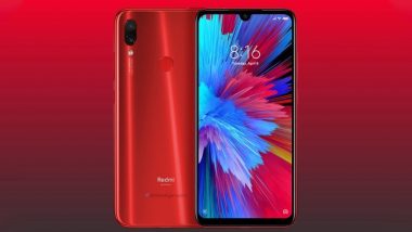 Xiaomi Redmi Note 7 Smartphone Launching Today in India; Watch Live Streaming of Redmi's New Smartphone Launch Event