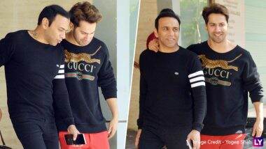 Varun Dhawan Meets Farhad Samji! Is That Coolie No 1 Announcement That We See Coming? View Pics