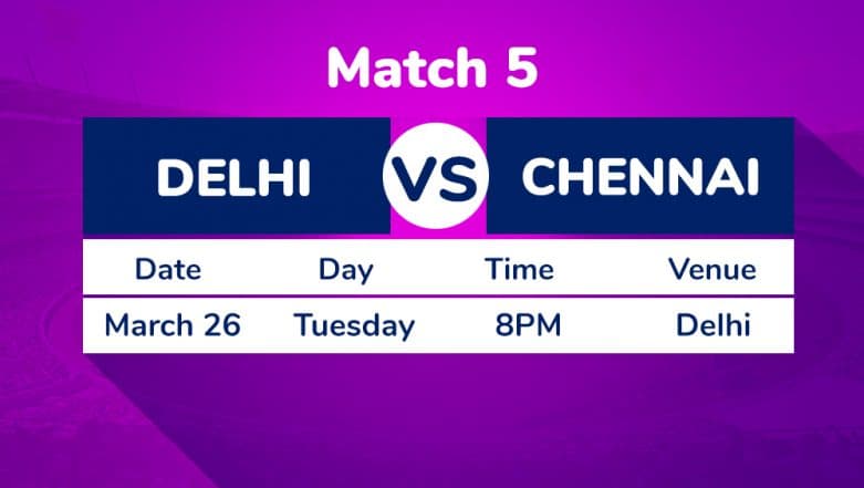 DC vs CSK, IPL 2019 Match 5 Preview: New-Look Delhi Capitals Ready For Chennai Super Kings Challenge at Feroz Shah Kotla Stadium DC vs CSK, IPL 2019 Match 5 Preview: New-Look Delhi Capitals Ready For Chennai Super Kings Challenge at Feroz Shah Kotla Stadium