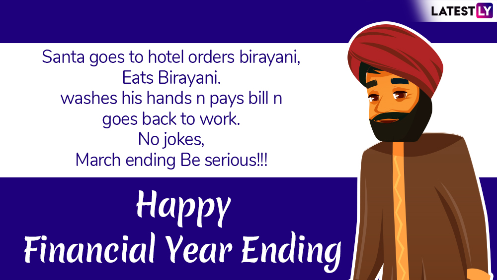 Financial Year Ending 2019 Jokes & Wishes: These Funny Memes & Images on  March 31 Will Give You All the Ironic Fiscal Feels | 👍 LatestLY