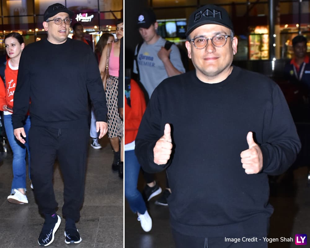 Director Joe Russo arrives in India.
