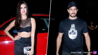 These Pics of Sidharth Malhotra With His Rumoured Girlfriend Tara Sutaria from Marjaavaan Wrap Up Party Will Spark Dating Rumours Once Again