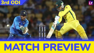 India vs Australia 3rd ODI 2019 Preview: Men in Blue Look to Continue Dominance Over Australia