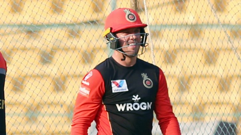 AB de Villiers Completes 5000 Runs in IPL During DC vs RCB IPL 2021 Match, David Warner Lauds His ‘Idol’