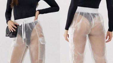 Shoppers are baffled by a 40 pair of seethrough ASOS trousers that expose  EVERYTHING  joking you might as well wear clingfilm  The Sun