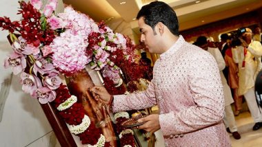 Akash Ambani Remembers Grandfather Dhirubhai Ambani Ahead of Wedding With Shloka Mehta (View Pics)