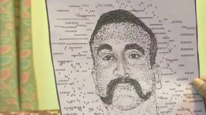 Bengaluru Artist Creates Typewriter Portrait of Wing Commander Abhinandan Varthaman (See Pic) Bengaluru Artist Creates Typewriter Portrait of Wing Commander Abhinandan Varthaman (See Pic)