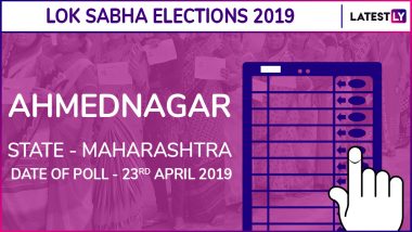 Ahmednagar Lok Sabha Constituency in Maharashtra Results 2019: BJP Candidate Sujay Vikhe Patil Elected as MP