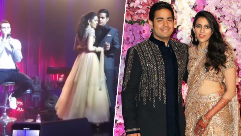 Akash Ambani and Wife Shloka Mehta’s Romantic Dance With Maroon 5’s ...