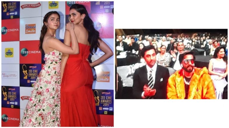 Deepika Padukone-Alia Bhatt Pose Together While Their Partners Ranveer ...