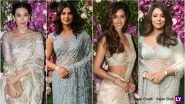 Priyanka Chopra, Disha Patani, Gauri Khan, Karisma Kapoor -  All The Desi Girls In Dazzling Sarees At Akash Ambani And Shloka Mehta's Wedding!