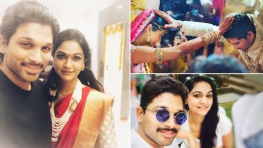 Allu Arjun Shares a Beautiful Picture With Wife Sneha Reddy on Their 8th Wedding Anniversary!