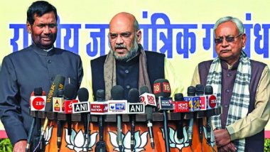 Lok Sabha Elections 2019: BJP, JD(U), LJP Announce List of Constituencies They Will Contest in Bihar, Check Here