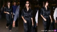 Anushka Sharma&rsquo;s Latest Airport Look, an All-Black Avatar Is Sexy, Classy & Comfortable (View Pics)