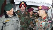 Indian Army Chief Reviews Situation Along LoC, International Border in Jammu Region