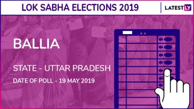 Ballia Lok Sabha Constituency in Uttar Pradesh Results 2019: Virendra Singh of BJP Wins Parliamentary Election