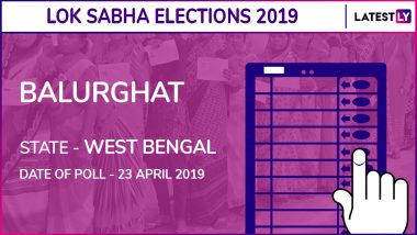 Balurghat Lok Sabha Constituency Results 2019 in West Bengal: Sukanta Majumdar of BJP Wins Parliamentary Election