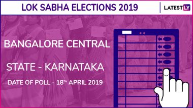 Bangalore Central Lok Sabha Constituency in Karnataka Results 2019: BJP Candidate P. C. Mohan Elected MP