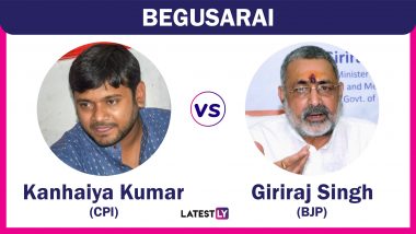Begusarai Lok Sabha Constituency Results 2019 in Bihar: BJP Candidate Giriraj Singh Defeats CPI's Kanhaiya Kumar by Over 4 Lakh Votes